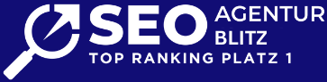 SEO Agentur Blitz Berlin - Logo von uns zu sehen - TOP Ranking Platz 1