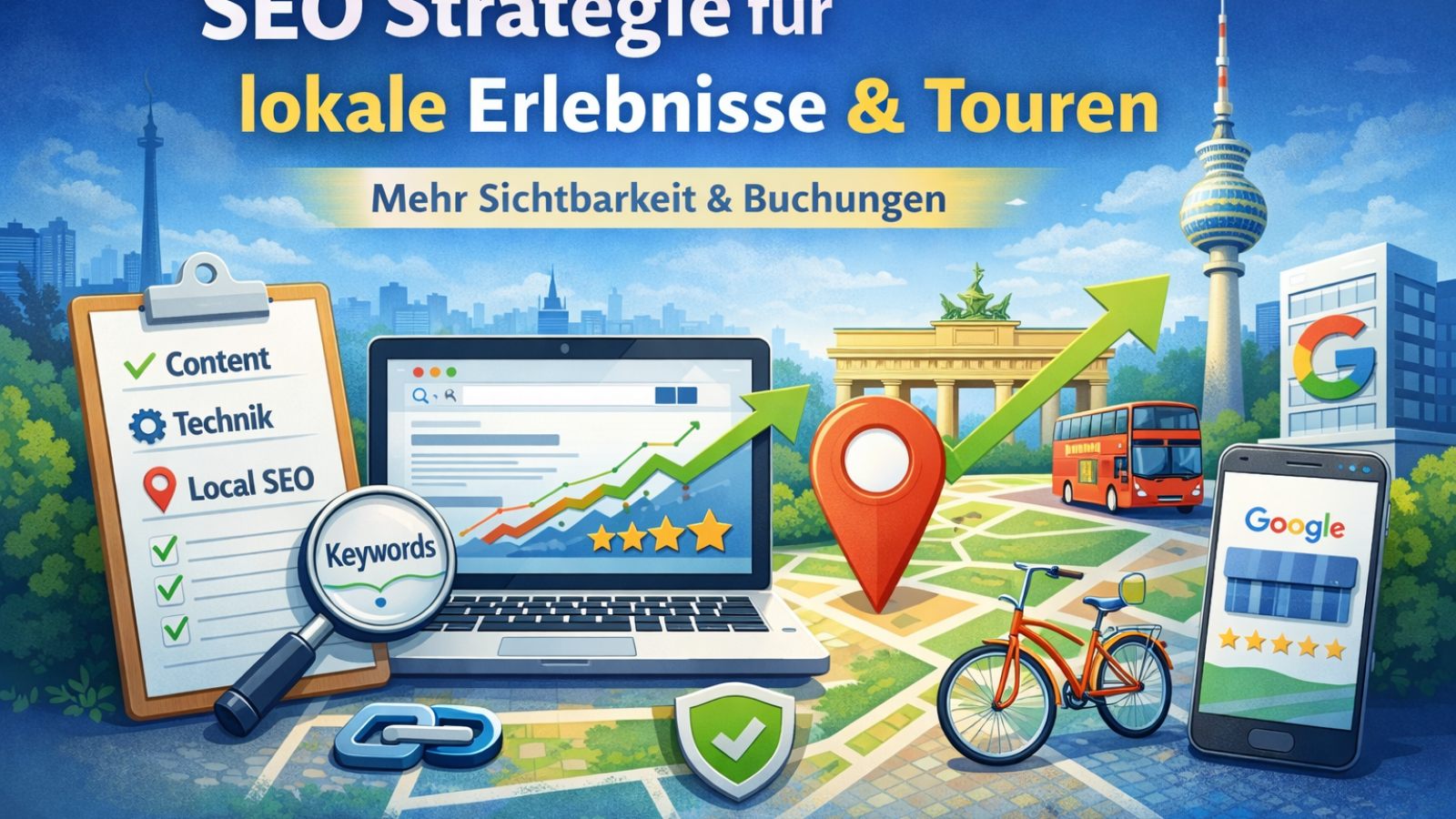 SEO Strategie für lokale Erlebnisse & Touren