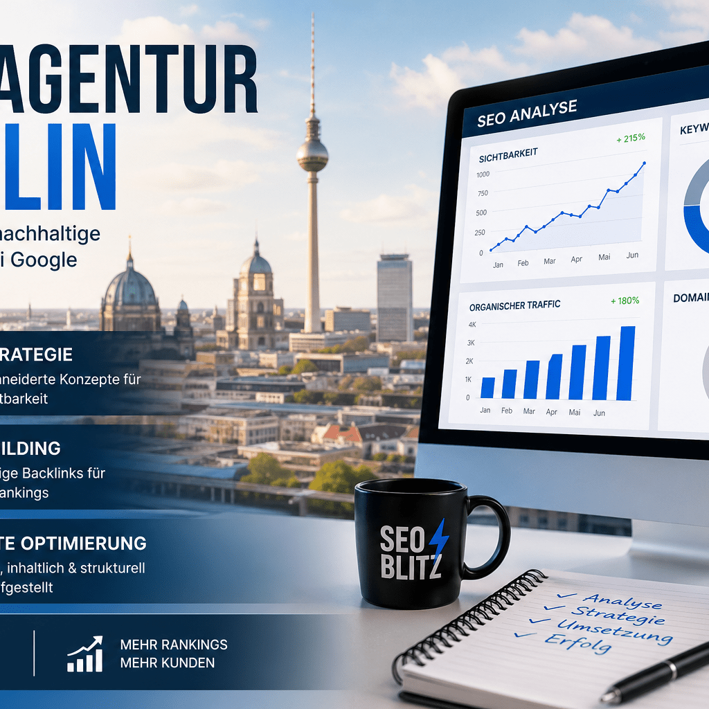 SEO Analyse und Optimierung einer Website durch eine Agentur in Berlin