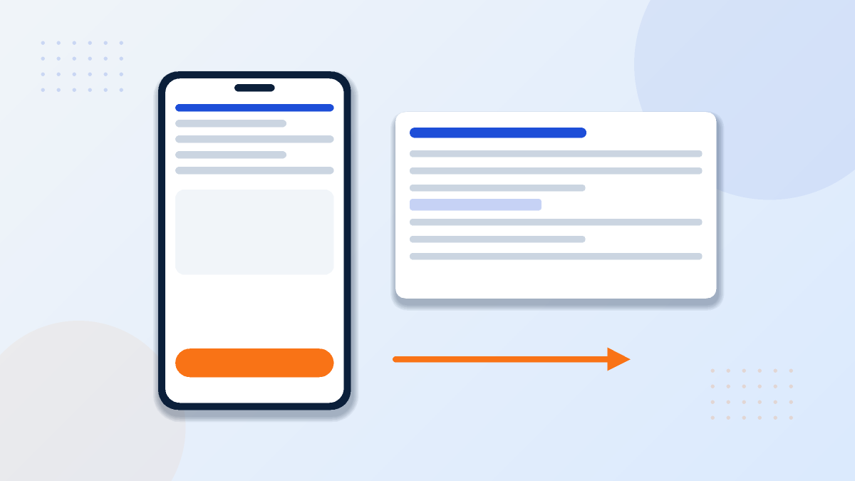 Smartphone mit gut sichtbarem Anfrage-Button als mobile Conversion-Optimierung Smartphone mit gut sichtbarem Anfrage-Button als mobile Conversion-Optimierung
