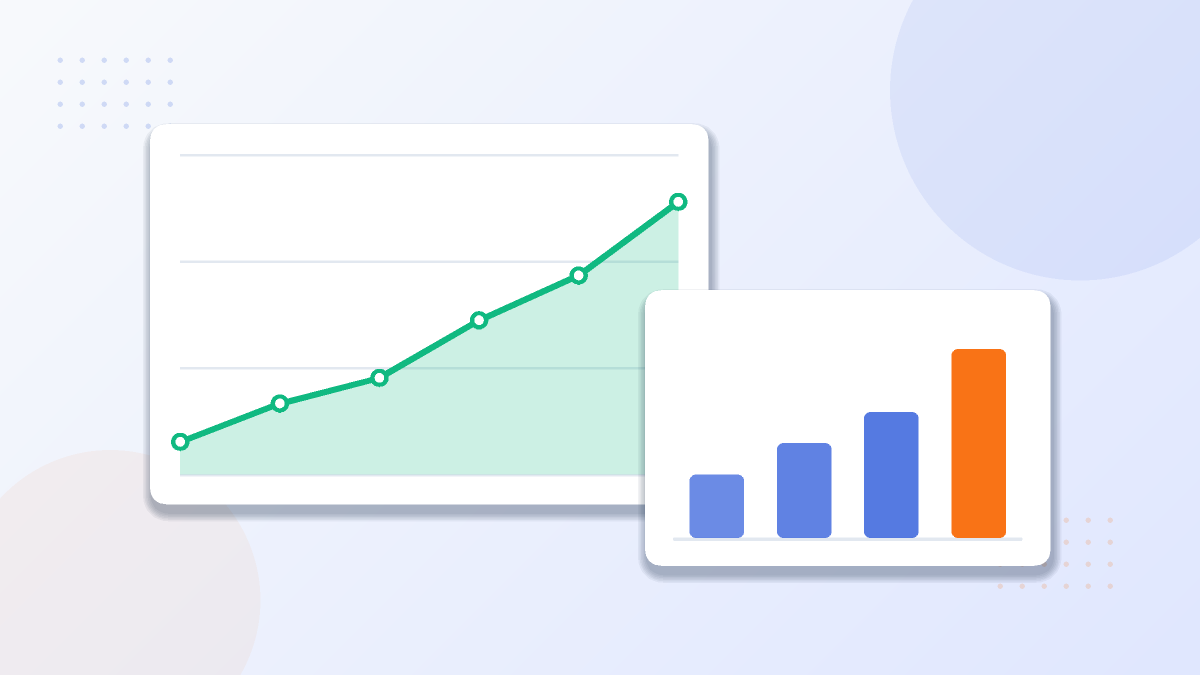 Liniendiagramm mit steigenden Klicks und Impressionen aus der Search Console