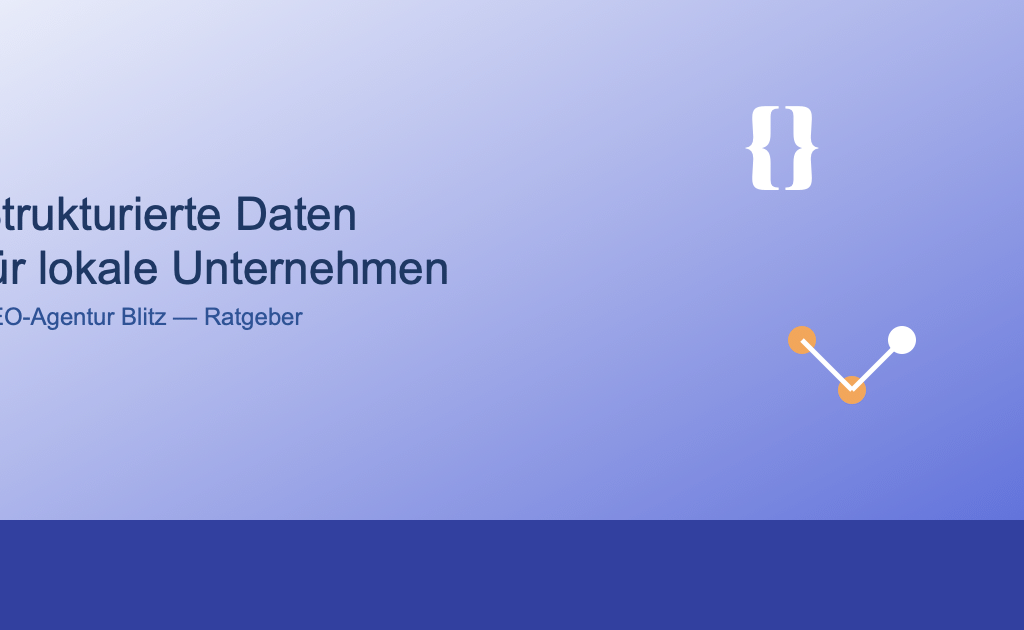 Strukturierte Daten – Titelgrafik mit Klammern und Haken